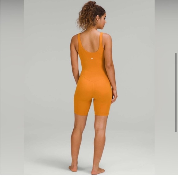 Lululemon Align Onesie 8" in Autumn Orange - Picture 2 of 8